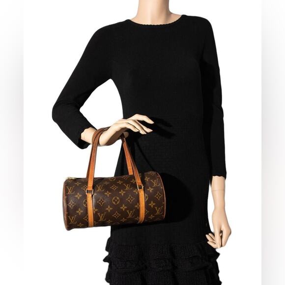 💃AUTHENTIC LOUIS VUITTON PAPILLON 26 HANDBAG PURSE MONOGRAM VINTAGE TH0921 - Picture 8 of 8